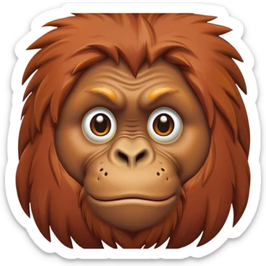 orangutan sticker