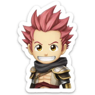 natsu from fairy tail sticker