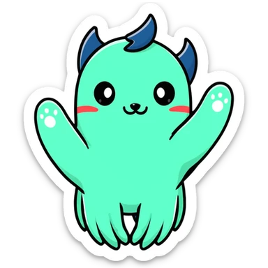 wolverine claw hands sticker