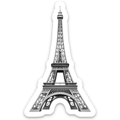 make the effiel tower sticker