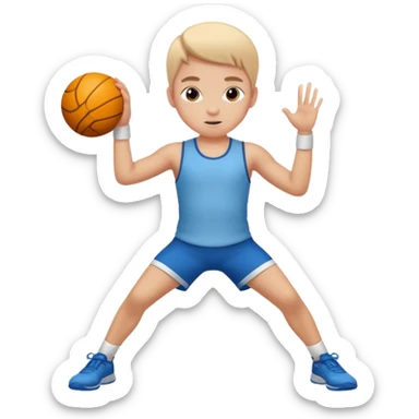 Kid doing the 6-7 move sticker