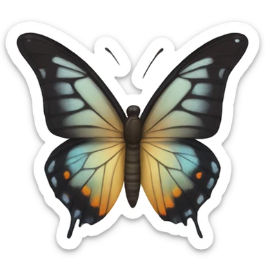 Butterfly sticker