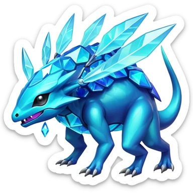  exotic cyber-Fakémon-Pokémon-Vernid-creature sticker