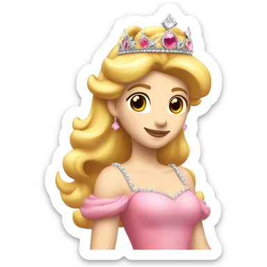 Princess peach sticker