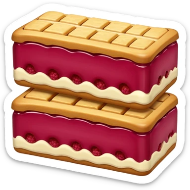 Raspberry Jam Center Bars sticker
