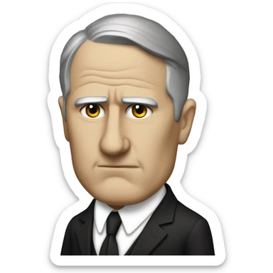Warren Harding shrugs sticker