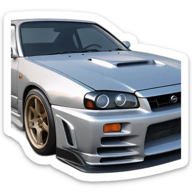 Nissan skylan r34 fast and furious  sticker