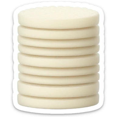 stack of rice cakes sticker