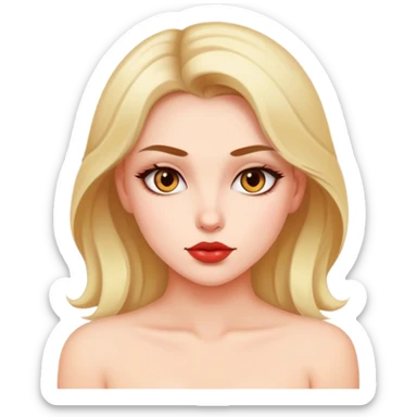 Girl in sultry pose sfw sticker