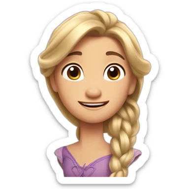 Disney tangled sticker