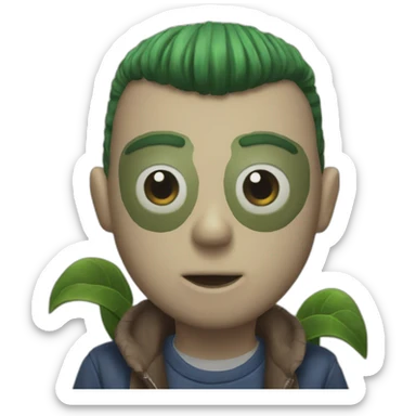 Monstre Plante stranger things sticker