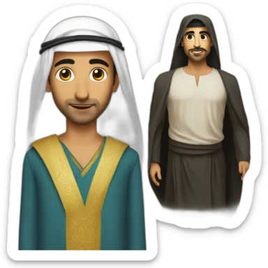 Zemmour et un enfant arabe sticker