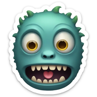 Kind Little monster sticker