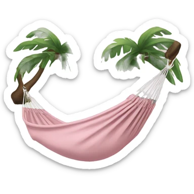 light pink hammock  sticker