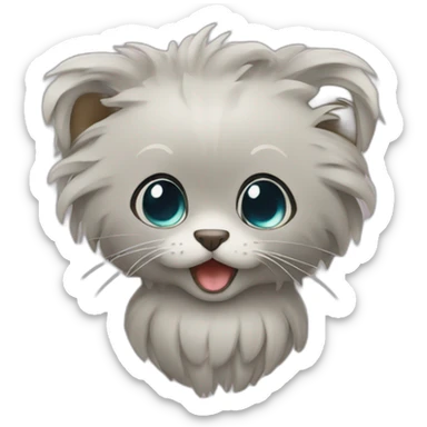 злой кот sticker