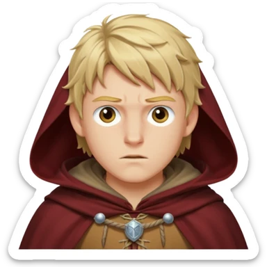 thorfinn face copy and paste  sticker