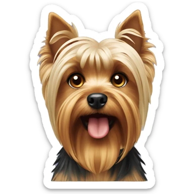 Yorkshire terrier dog sticker