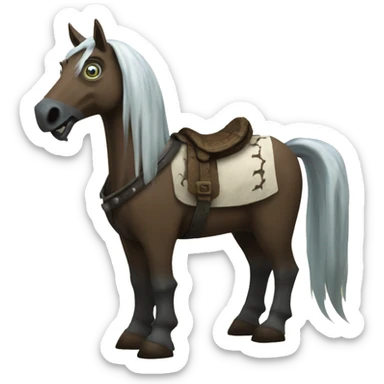 Horse from Alice madness returns game sticker