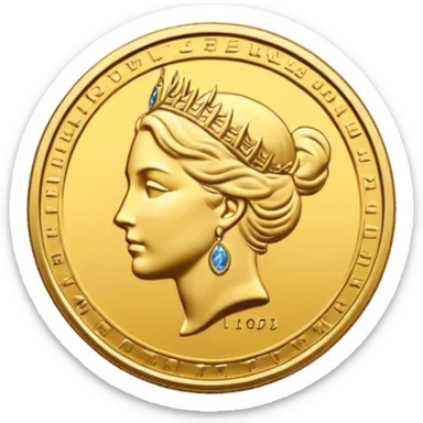 Taylor Swift evermore themed coin sticker