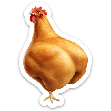 chicken leg sticker