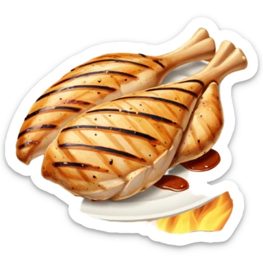 one Grilled Chicken breast sticker