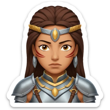 Emotionally deep, loyal to death, but needs control and can be moody. Trust is everything. loyal warrior woman amazon
more dinamic emoji  sticker