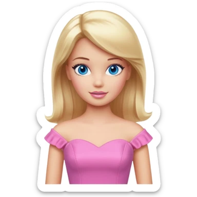 barbie girl sticker