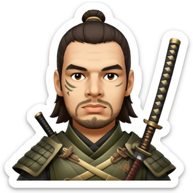 Ancient Samurai sticker