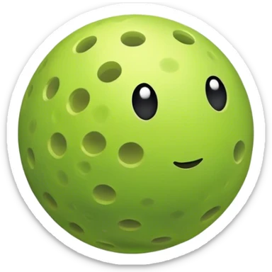 pickleball ball sticker
