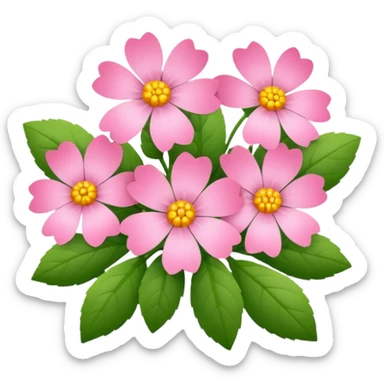 Lots of pink flowers  sticker