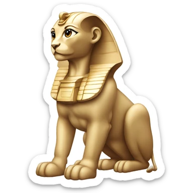 An emoji representing a greek sphinx sticker