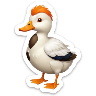 Dutch Hookbill Duck sticker
