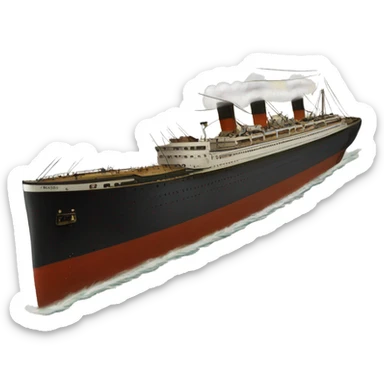 RMS Carpathia White Star Line sticker