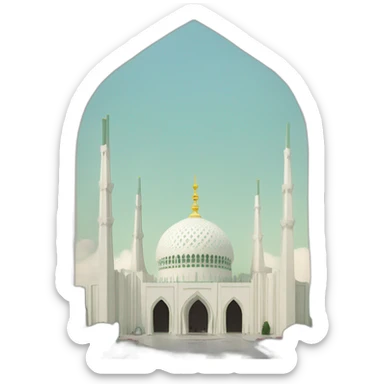 Faisal mosque Islamabad sticker
