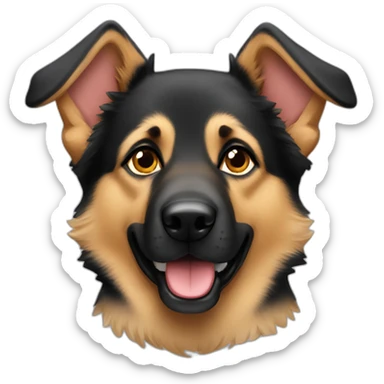German Shepard dog sticker
