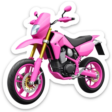 Supermoto Pink sticker