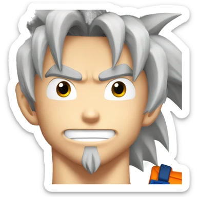 Goku from dragon ball z sticker
