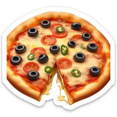 Pizza sticker