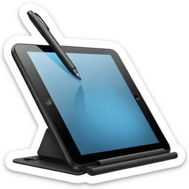 Pen tablet sticker