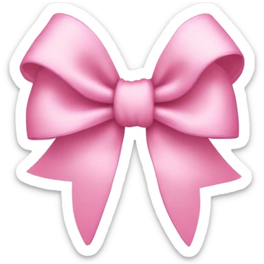Light Pinky bow sticker
