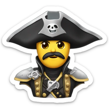 gorgeous-of-space-pirate sticker