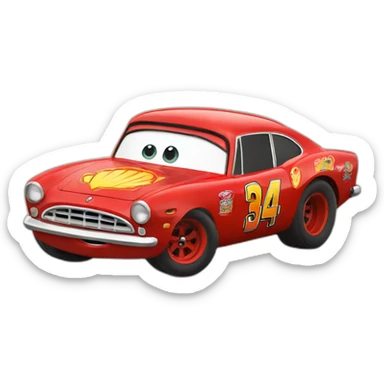 Flash McQueen sticker
