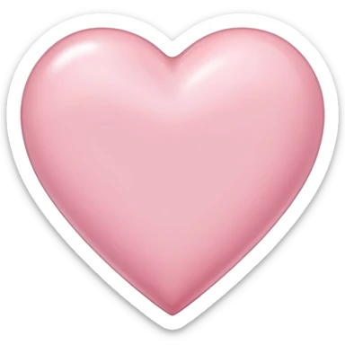 Light pink heart mother day sticker