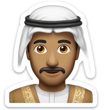 Gulf Arab sticker