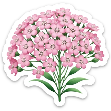 pink baby’s breath  sticker