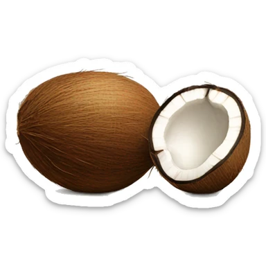 Coconut sticker