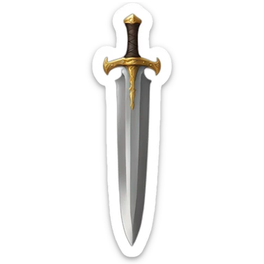 Fantasy dagger sticker