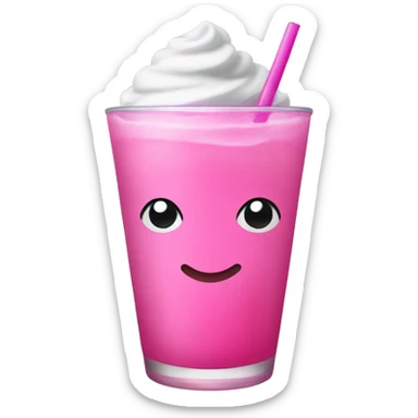 Pink drink sticker