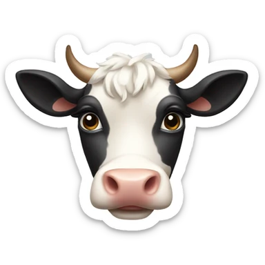 Mini cow sticker