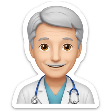 make an experienced doctor emoji  sticker